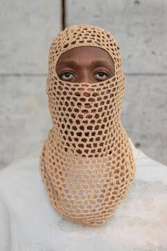 KNIT  ROPE BALACLAVA